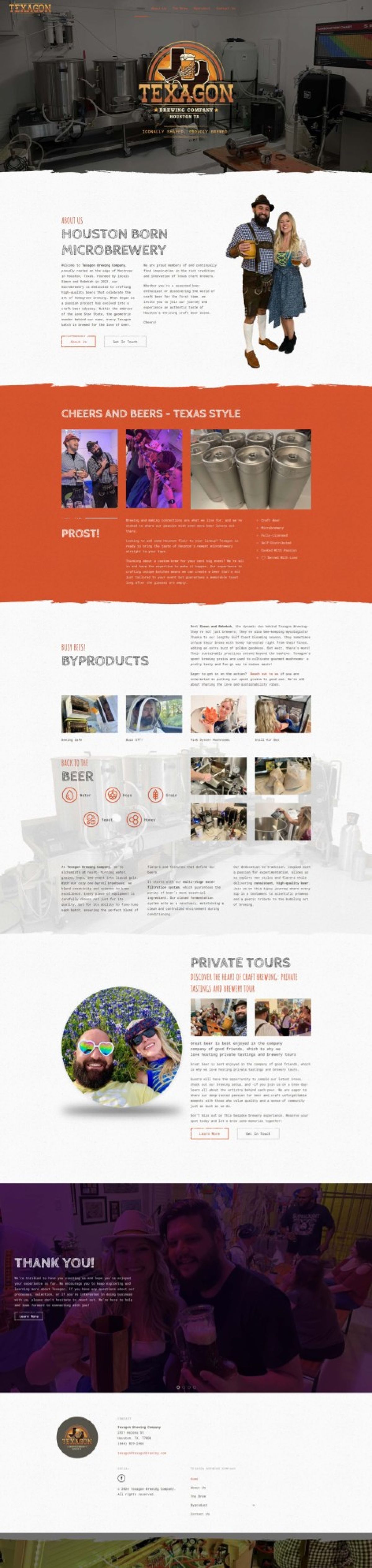 Texagon Brewing Company — Homepage